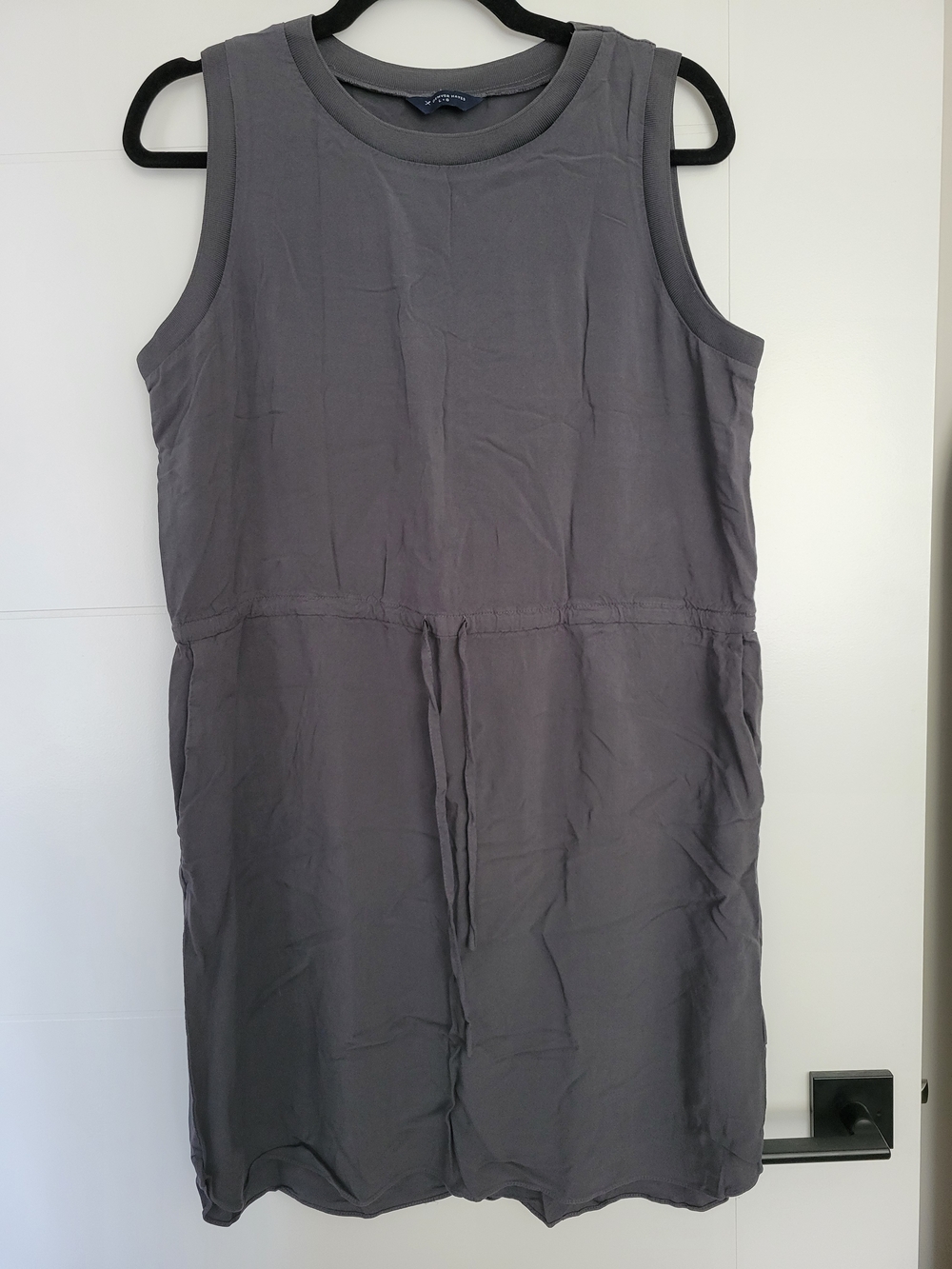 Denver Hayes Charcoal Gray Midi Dress